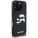 Karl Lagerfeld HC 3D Rubber Double Heads iPhone 16 Pro Case - Black - Cell phone cases and covers<<<HurtelXML