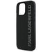 Karl Lagerfeld HC 3D Rubber Elongated Glitter iPhone 16 Pro Max Case - Black - Cell phone cases and covers<<<HurtelXML