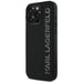 Karl Lagerfeld HC 3D Rubber Elongated Glitter iPhone 16 Pro Max Case - Black - Cell phone cases and covers<<<HurtelXML