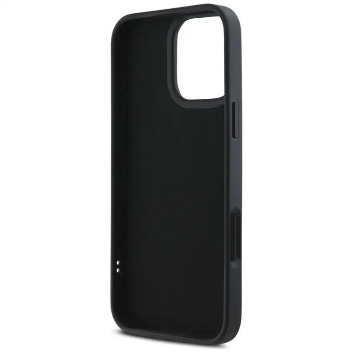 Karl Lagerfeld HC 3D Rubber Elongated Glitter iPhone 16 Pro Max Case - Black - Cell phone cases and covers<<<HurtelXML