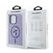 Karl Lagerfeld HC MagSafe Silicone Karl&Choupette Heads Ring Case for iPhone 14 Pro - Purple - Cell phone cases