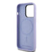 Karl Lagerfeld HC MagSafe Silicone Karl&Choupette Heads Ring Case for iPhone 14 Pro - Purple - Cell phone cases