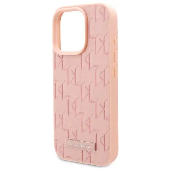 Karl Lagerfeld Hot Stamp Magsafe iPhone 16 Pro Case - Pink - Cell phone cases and covers<<<HurtelXML