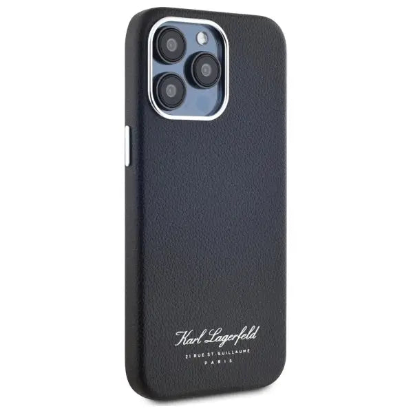 Karl Lagerfeld Hotel RSG case for iPhone 15 Pro Max - black - Cell phone cases and covers<<<HurtelXML