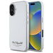 Karl Lagerfeld hotel RSG iPhone 16 case - gray - Cell phone cases and covers<<<HurtelXML