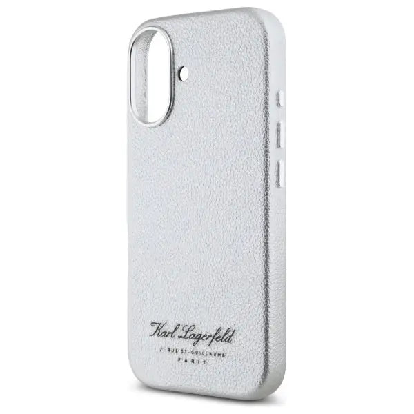 Karl Lagerfeld hotel RSG iPhone 16 case - gray - Cell phone cases and covers<<<HurtelXML