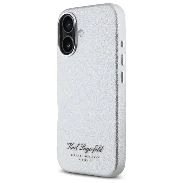 Karl Lagerfeld hotel RSG iPhone 16 case - gray - Cell phone cases and covers<<<HurtelXML