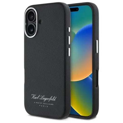 Karl Lagerfeld Hotel RSG iPhone 16 Pro Case - Black - Cell phone cases and covers<<<HurtelXML