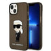 Karl Lagerfeld Ikonik Karl case for iPhone 14 Plus - black - Cell phone cases and covers<<<HurtelXML