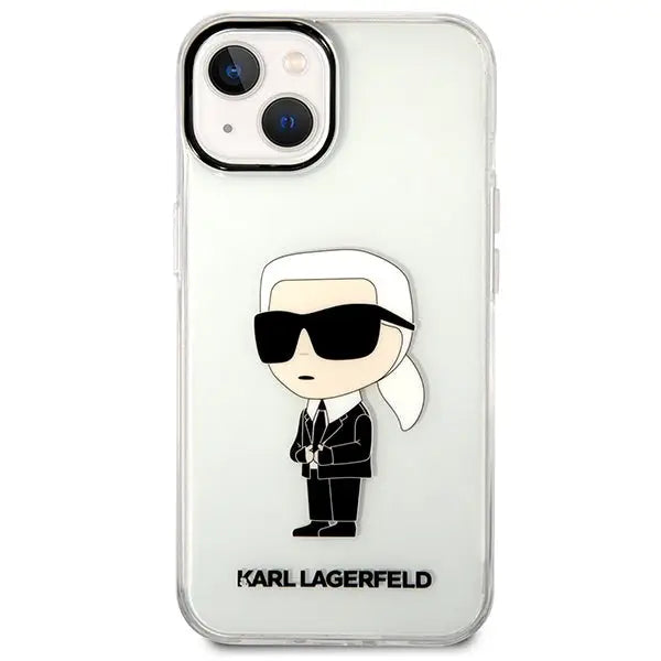Karl Lagerfeld Ikonik Karl case for iPhone 14 Plus - transparent - Cell phone cases and covers<<<HurtelXML