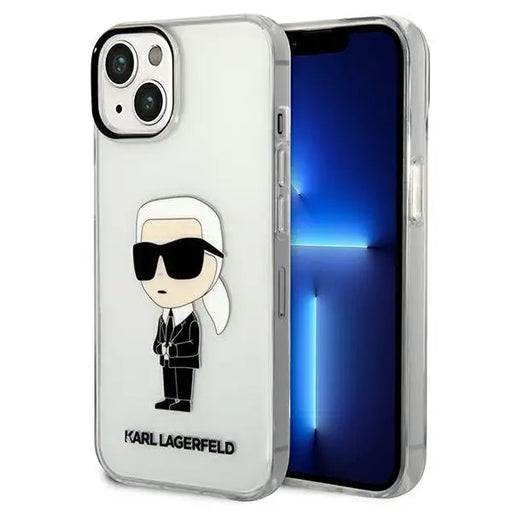 Karl Lagerfeld Ikonik Karl case for iPhone 14 Plus - transparent - Cell phone cases and covers<<<HurtelXML