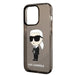 Karl Lagerfeld Ikonik Karl case for iPhone 14 Pro Max - black - Cell phone cases and covers<<<HurtelXML