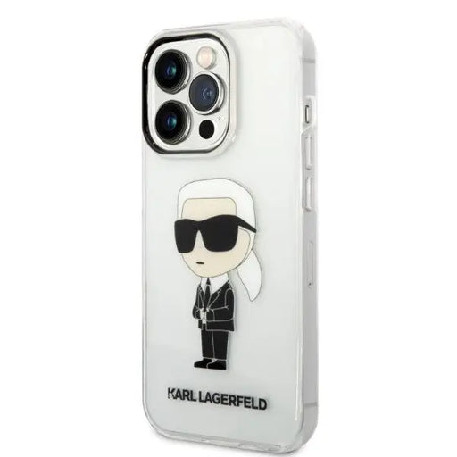 Karl Lagerfeld Ikonik Karl case for iPhone 14 Pro Max - transparent - Cell phone cases and covers<<<HurtelXML