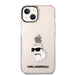 Karl Lagerfeld Ikonik Choupette case for iPhone 14 - pink - Cell phone cases and covers<<<HurtelXML