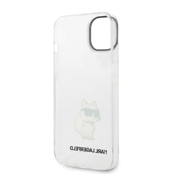 Karl Lagerfeld Ikonik Choupette case for iPhone 14 Plus - transparent - Cell phone cases and covers<<<HurtelXML