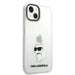 Karl Lagerfeld Ikonik Choupette case for iPhone 14 Plus - transparent - Cell phone cases and covers<<<HurtelXML