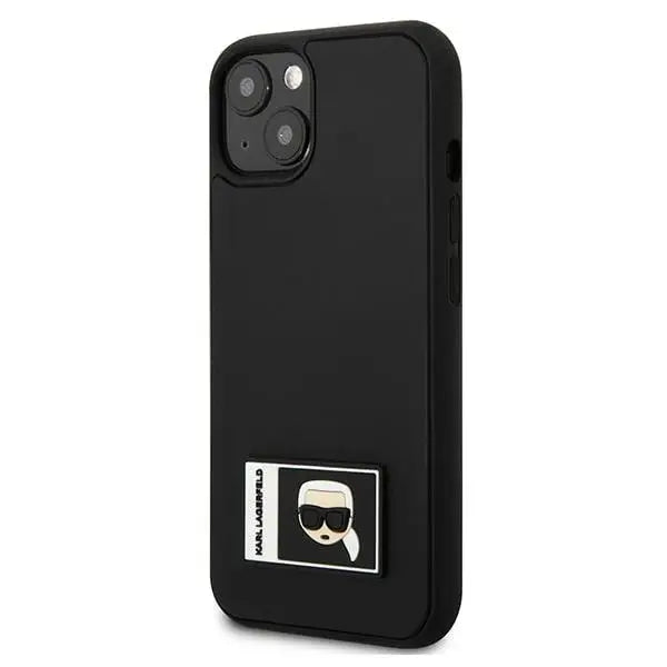 Karl Lagerfeld Ikonik Patch Case for iPhone 13 - Black - Cell phone cases and covers<<<HurtelXML