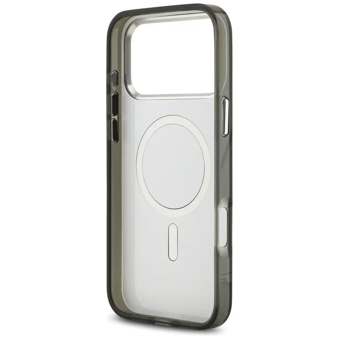 Karl Lagerfeld IML Aquarelle Karl & Choupette & Logo MagSafe Case for iPhone 17 Pro Max - Black - Cell phone cases