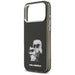 Karl Lagerfeld IML Aquarelle Karl & Choupette & Logo MagSafe Case for iPhone 17 Pro Max - Black - Cell phone cases