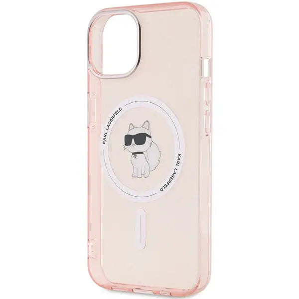 Karl Lagerfeld IML Choupette MagSafe case for iPhone 14 / 15 / 13 - pink - Cell phone cases and covers<<<HurtelXML