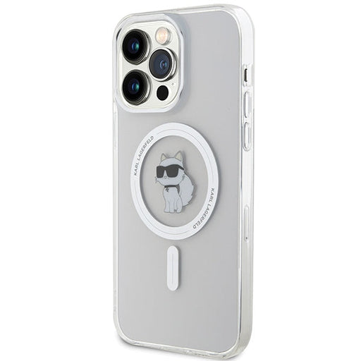 Karl Lagerfeld IML Choupette MagSafe case for iPhone 15 Pro Max - transparent - Cell phone cases and covers<<<HurtelXML