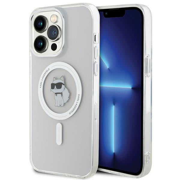 Karl Lagerfeld IML Choupette MagSafe case for iPhone 15 Pro Max - transparent - Cell phone cases and covers<<<HurtelXML