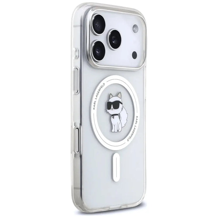 Karl Lagerfeld IML Choupette MagSafe Case for iPhone 17 Pro Max - Transparent - Cell phone cases and covers<<<HurtelXML