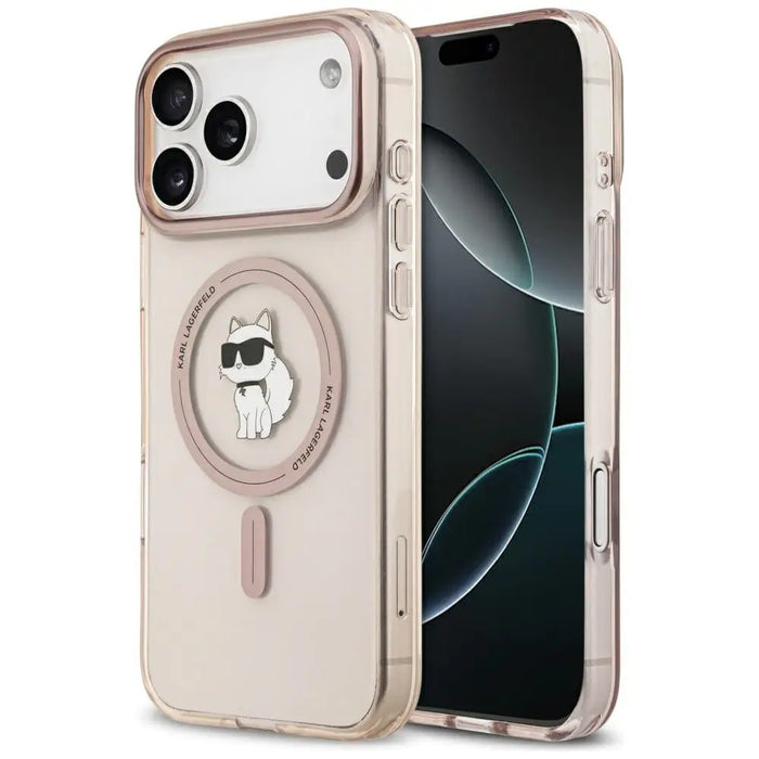 Karl Lagerfeld IML Choupette MagSafe Case for iPhone 17 Pro Max - Pink - Cell phone cases and covers<<<HurtelXML