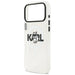 Karl Lagerfeld IML Choupette Sketch Logo MagSafe Case for iPhone 17 Pro Max - Clear - Cell phone cases