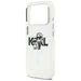 Karl Lagerfeld IML Glitter Karl & Choupette Sketch Logo MagSafe Case for iPhone 17 Pro - Clear - Cell phone cases