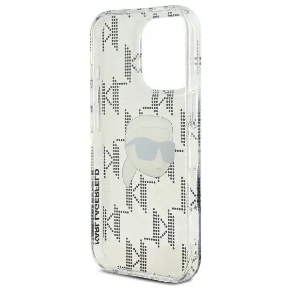 Karl Lagerfeld IML Karl Head Electroplated iPhone 16 Pro Case - Clear - Cell phone cases and covers<<<HurtelXML
