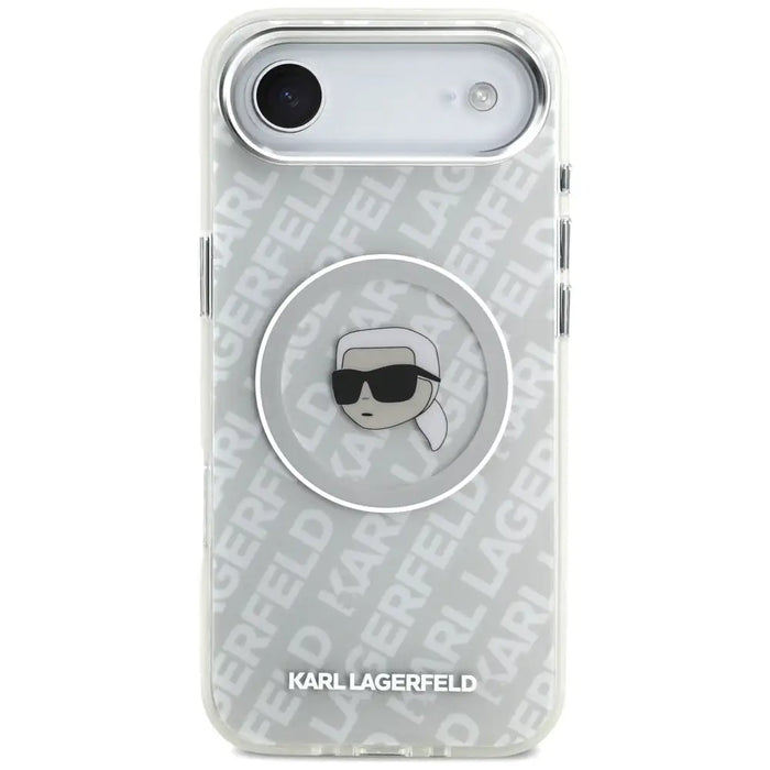 Karl Lagerfeld IML Karl Head Logo MagSafe iPhone Air Case - Gray - Cell phone cases and covers<<<HurtelXML
