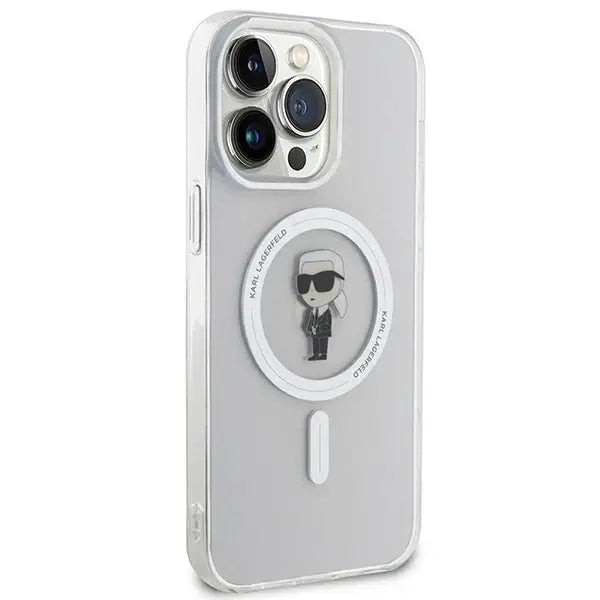 Karl Lagerfeld IML Ikonik MagSafe case for iPhone 15 Pro Max - transparent - Cell phone cases and covers<<<HurtelXML