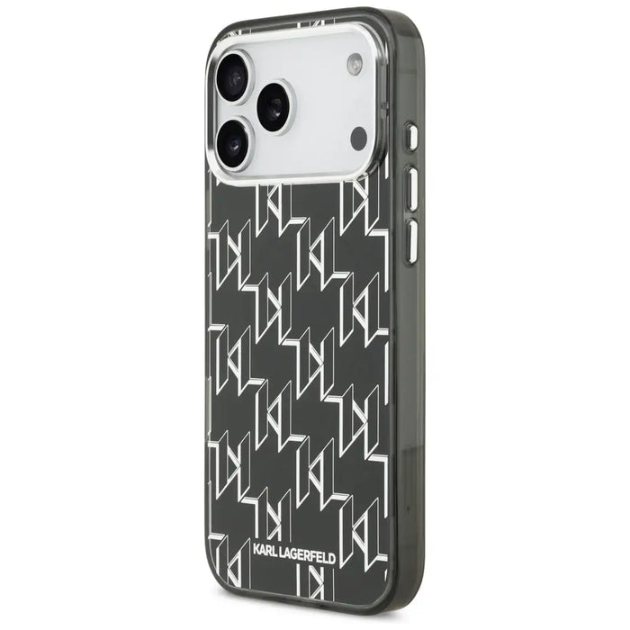 Karl Lagerfeld IML KL Monogram MagSafe Case for iPhone 17 Pro Max - Black - Cell phone cases and covers<<<HurtelXML