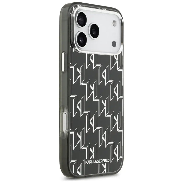 Karl Lagerfeld IML KL Monogram MagSafe Case for iPhone 17 Pro Max - Black - Cell phone cases and covers<<<HurtelXML