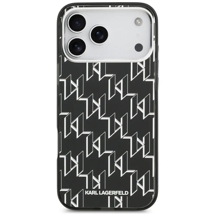 Karl Lagerfeld IML KL Monogram MagSafe Case for iPhone 17 Pro Max - Black - Cell phone cases and covers<<<HurtelXML