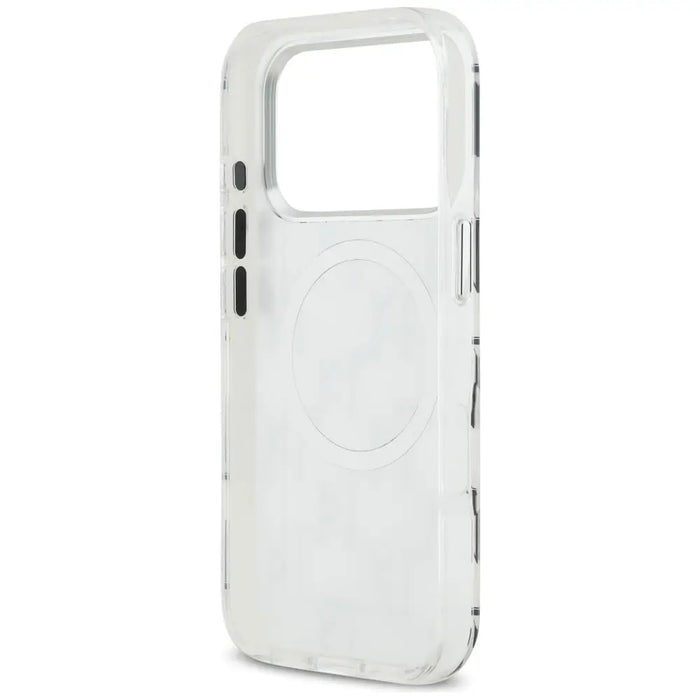 Karl Lagerfeld IML KL Monogram MagSafe Case for iPhone 17 Pro - White - Cell phone cases and covers<<<HurtelXML