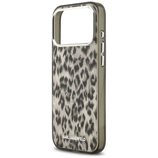 Karl Lagerfeld IML Leopard Pattern MagSafe Case for iPhone 17 Pro Max - Brown - Cell phone cases and covers<<<HurtelXML