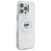 Karl Lagerfeld IML Metal Choupette Head MagSafe Case for iPhone 16 Pro Max - White - Cell phone cases
