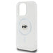 Karl Lagerfeld IML Metal Karl Head MagSafe Case for iPhone 16 Pro Max - White - Cell phone cases and covers<<<HurtelXML