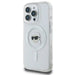 Karl Lagerfeld IML Metal Karl Head MagSafe Case for iPhone 16 Pro Max - White - Cell phone cases and covers<<<HurtelXML