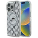 Karl Lagerfeld IML Monogram Karl & Choupette Head MagSafe Case for iPhone 16 Pro Max - Clear - Cell phone cases