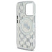 Karl Lagerfeld IML Monogram Karl & Choupette Head MagSafe Case for iPhone 16 Pro Max - Clear - Cell phone cases