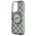 Karl Lagerfeld IML Monogram Karl & Choupette Head MagSafe Case for iPhone 16 Pro Max - Black - Cell phone cases