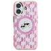 Karl Lagerfeld IML Monogram Karl & Choupette Head MagSafe iPhone 16 Case - Pink - Cell phone cases