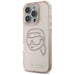 Karl Lagerfeld IML Rhinestones Karl Head Case for iPhone 16 Pro Max Pink - Cell phone cases and covers<<<HurtelXML