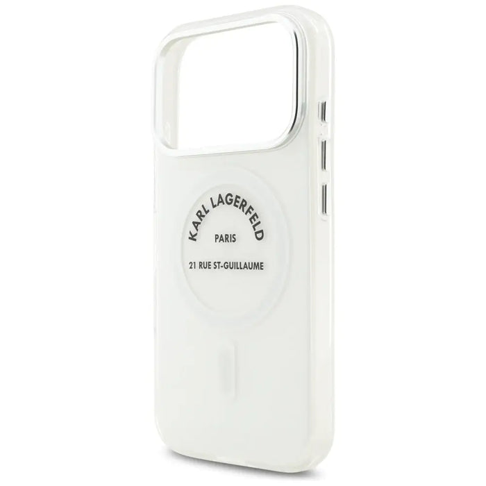 Karl Lagerfeld IML Karl RSG Logo MagSafe Case for iPhone 17 Pro - Transparent - Cell phone cases and covers<<<HurtelXML