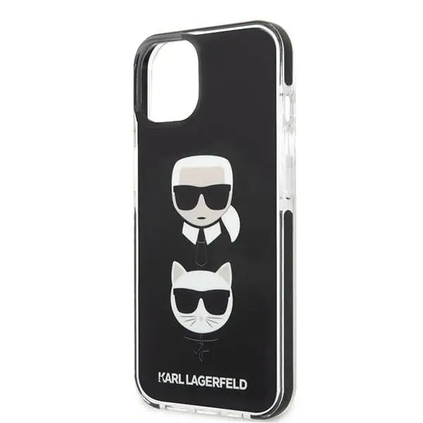 Karl Lagerfeld Karl&Choupette Head Case for iPhone 13 - Black - Cell phone cases and covers<<<HurtelXML