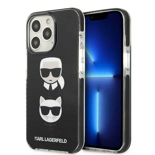 Karl Lagerfeld Karl&Choupette Head Case for iPhone 13 Pro Max - Black - Cell phone cases and covers<<<HurtelXML