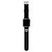 Karl Lagerfeld KLAWLSLCK Apple Watch Strap 42/44 / 45mm black / black strap Silicone Choupette Heads - Cell phone cases